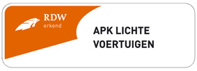 RDW-sticker: erkend APK-station voor lichte voertuigen
